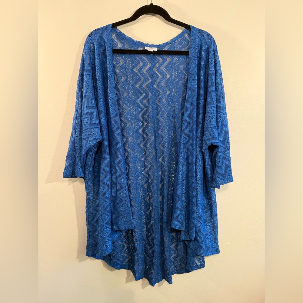 LuLaRoe Crochet Kimono